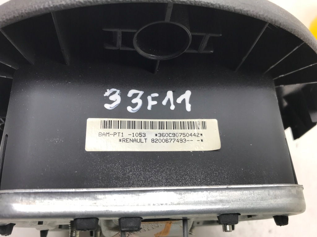 фото №10, Подушка безопасности подушка водителя renault clio iii lift 09-12 8200677492 europa