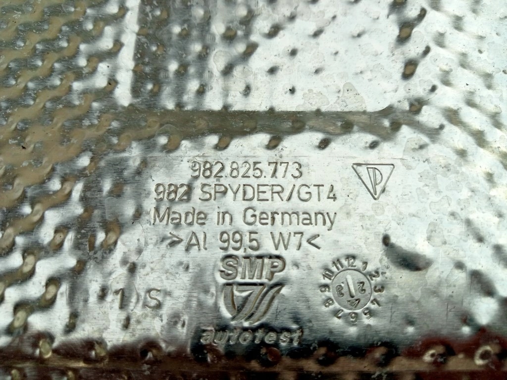 фото №12, Porsche boxster cayman 718 gt4 spyder спойлер дифузор 982825495c