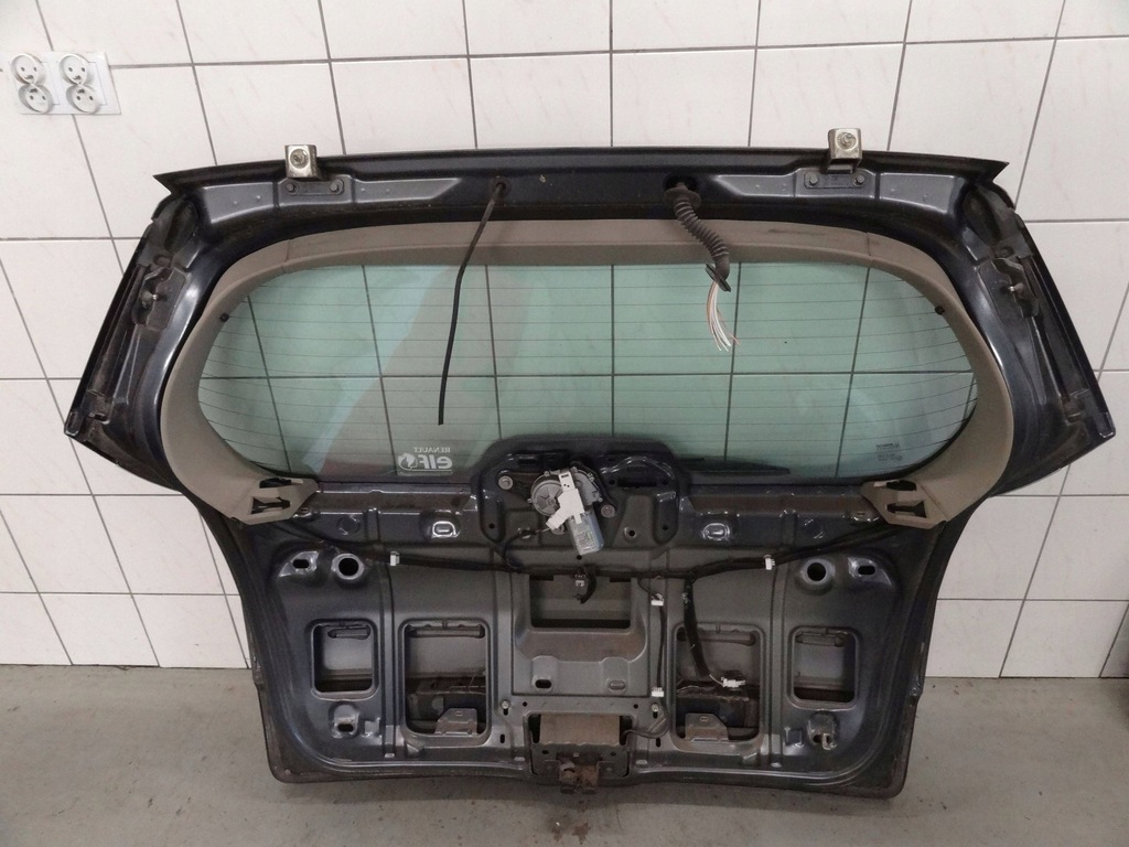 фото №9, Renault scenic ii 2006 lift крышка багажника багажника задняя задняя цвет teb66