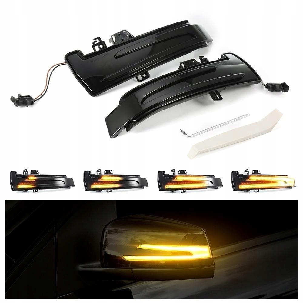 Купить Поворотники led зеркала mercedes w204 w176