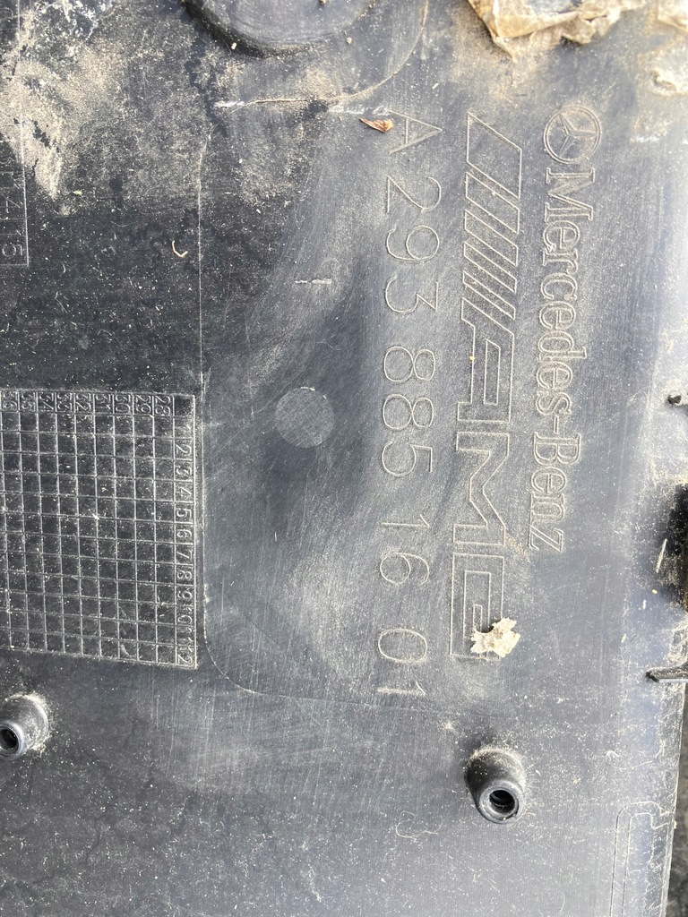 фото №11, Mercedes eqc w293 amg dół бампера диффузор спойлер