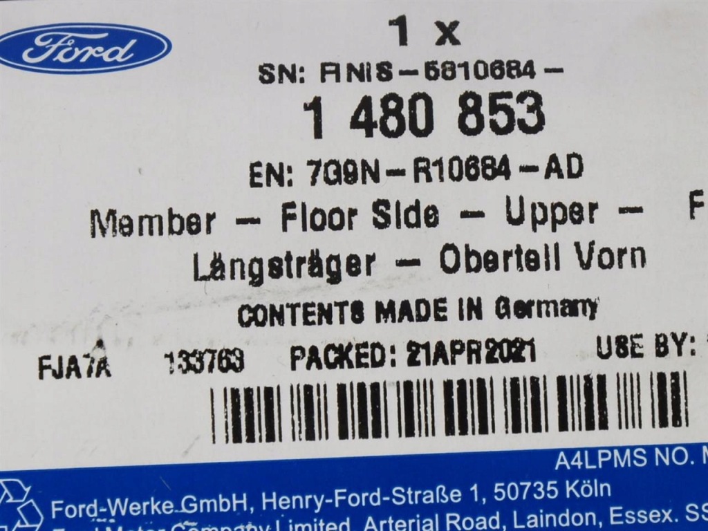 фото №4, Балка кронштейн розпірка перед mondeo s-max galaxy