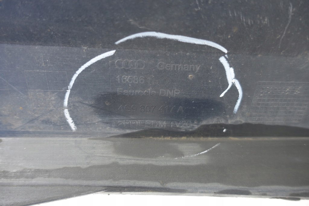 фото №13, Audi a6 c7 allroad 4g9 накладка спойлер бампер задняя задний 4g9807417a