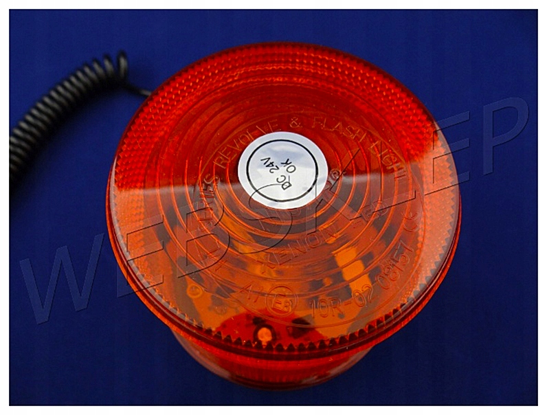 Tir посилена ліхтар stroboskop kogut помаранчевий 24v Недорого