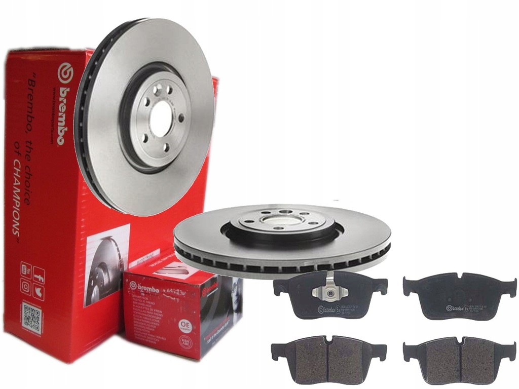 фото №1, Тормозные диски тормозные колодки brembo p jaguar i-pace f-pace 350mm