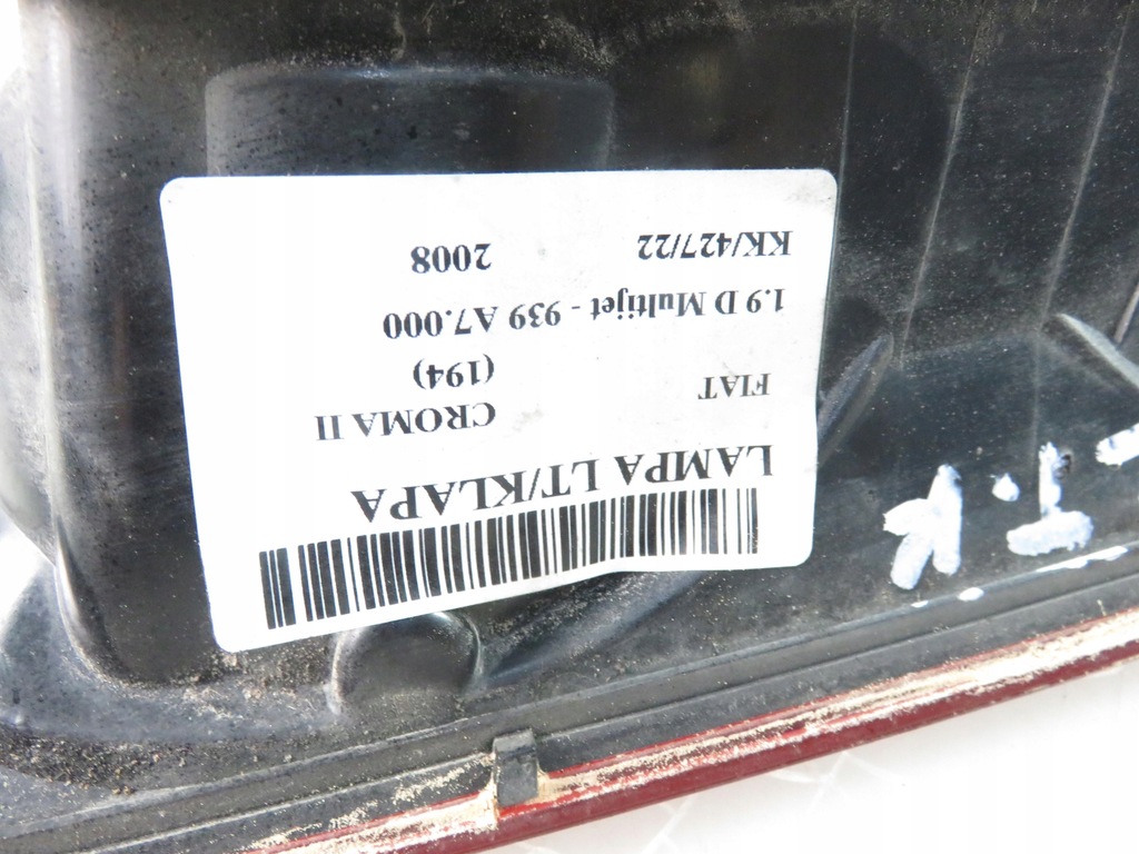 фото №6, Лампа левая задняя крышка багажника fiat croma ii 51727252