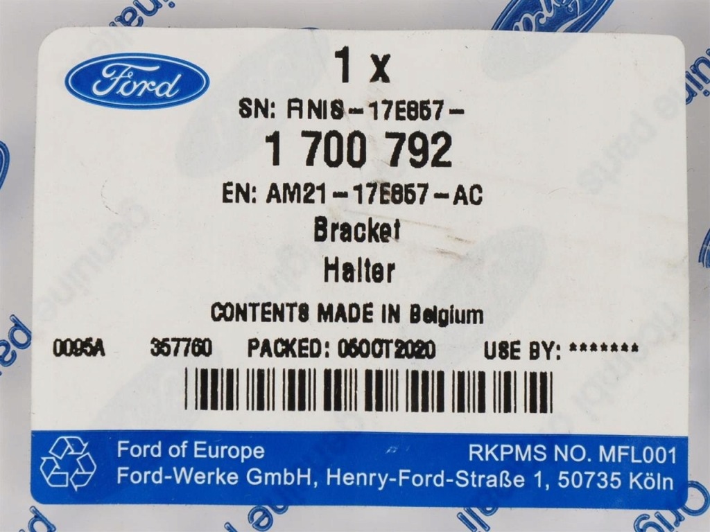 Направляющая бампера левый перед ford galaxy mk3 2010- 1700792 _ am21-17e857-ac в Украине