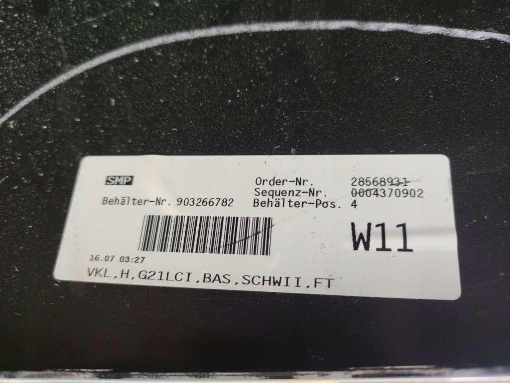 фото №8, Бампер задняя pdc bmw 3 g21 lci lift цвет 668