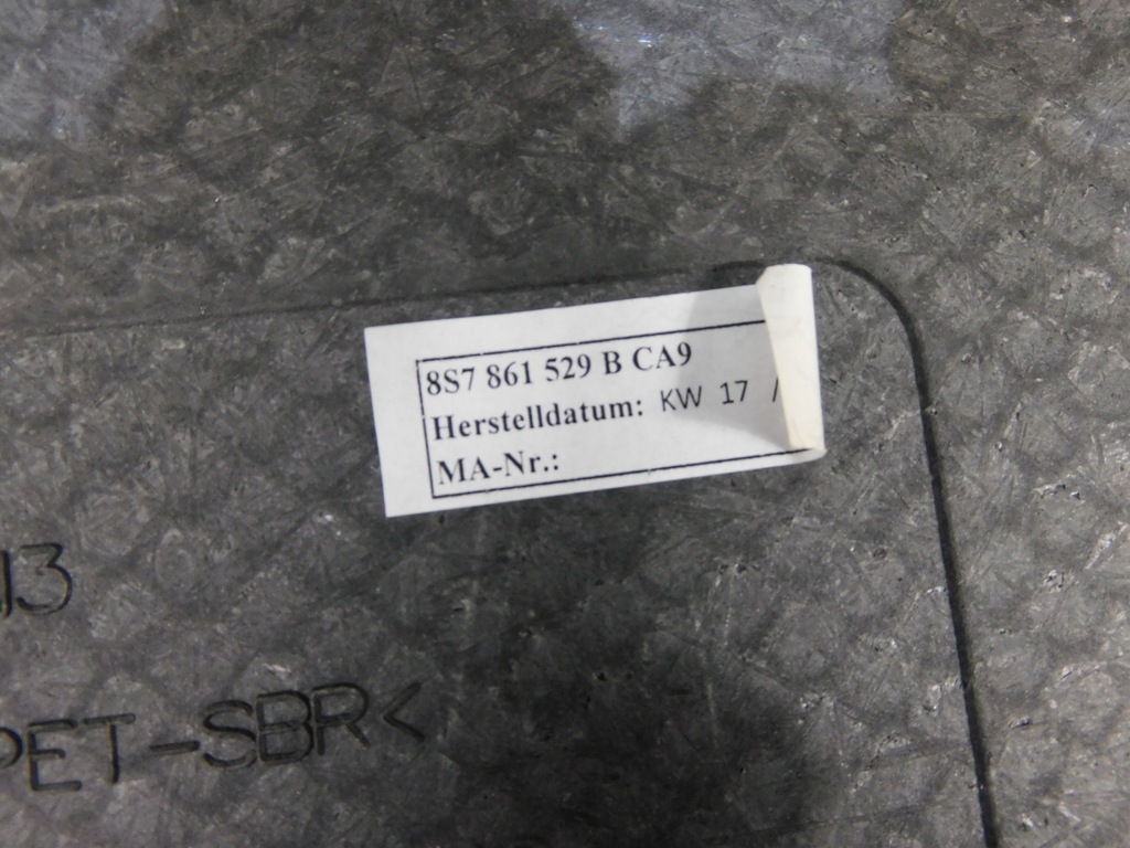 фото №9, Audi tt 8s cabrio оббивка багажника обшивки kompl