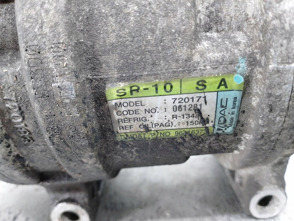 фото №7, Насос, компресор кондиціонера chevrolet aveo t250 720171 vdac 1.2 16v