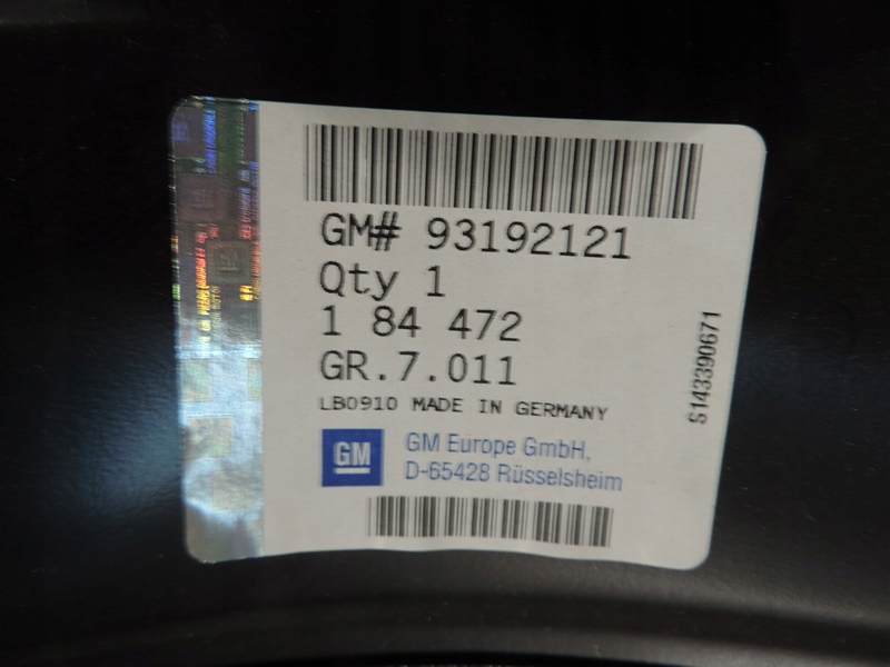 фото №6, Opel astra h kombi pas задний задняя 93192121 nowa