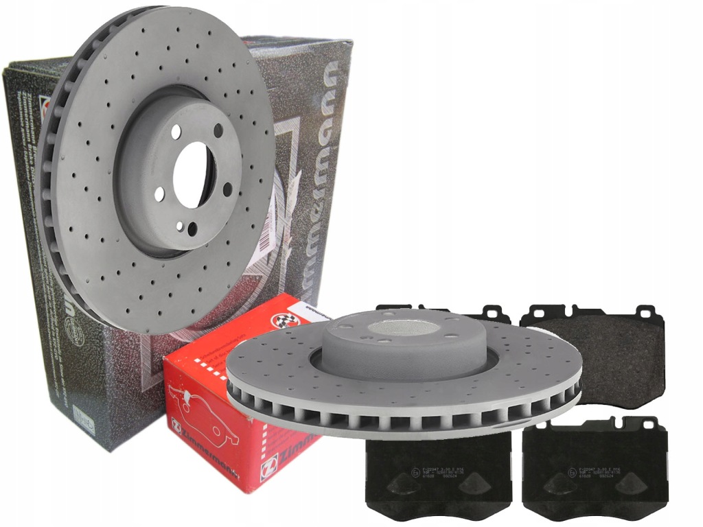 Купить Тормозные диски + тормозные колодки zimmermann p mercedes c w205 w213 342mm