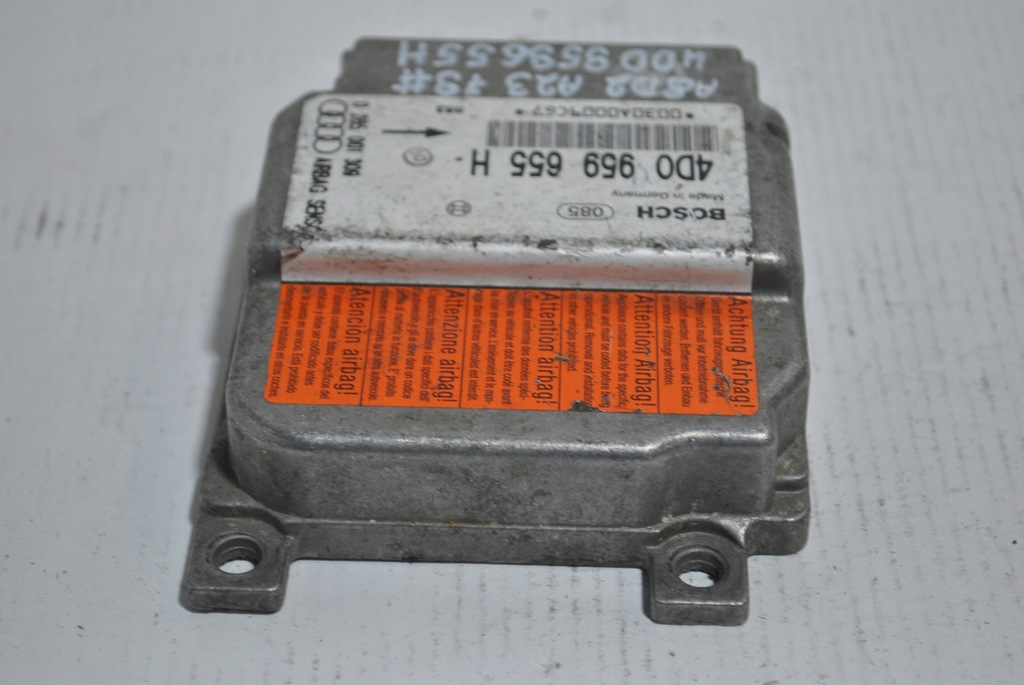 фото №6, Модуль датчик подушка безпеки audi a8 d2 4d0959655h