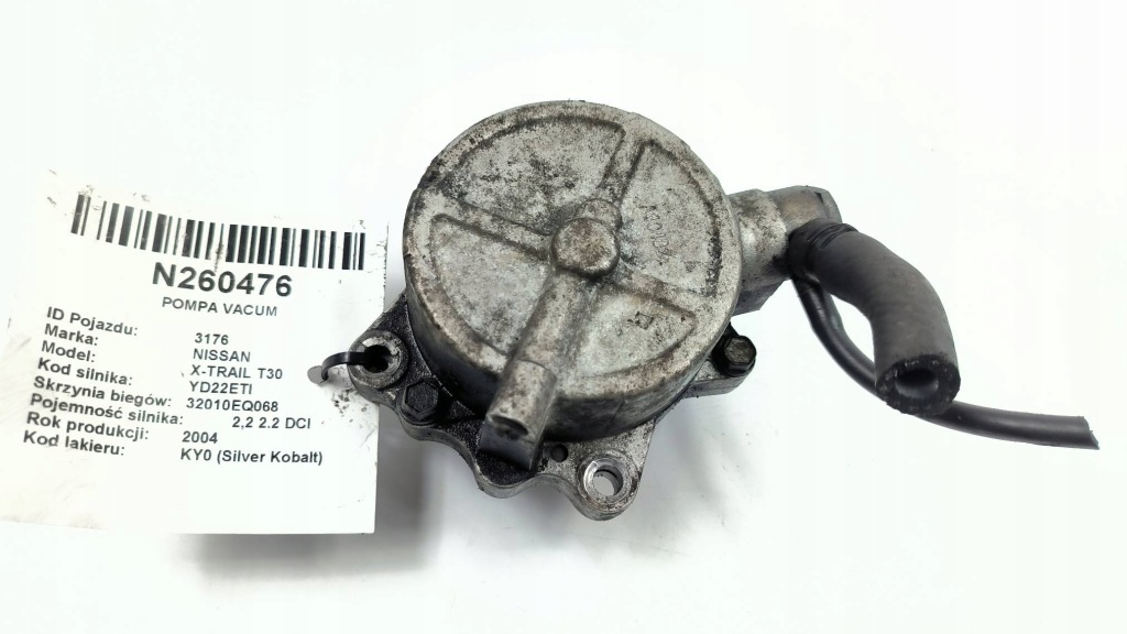 фото №1, Насос вакуум 2.2 dci nissan x-trail t30