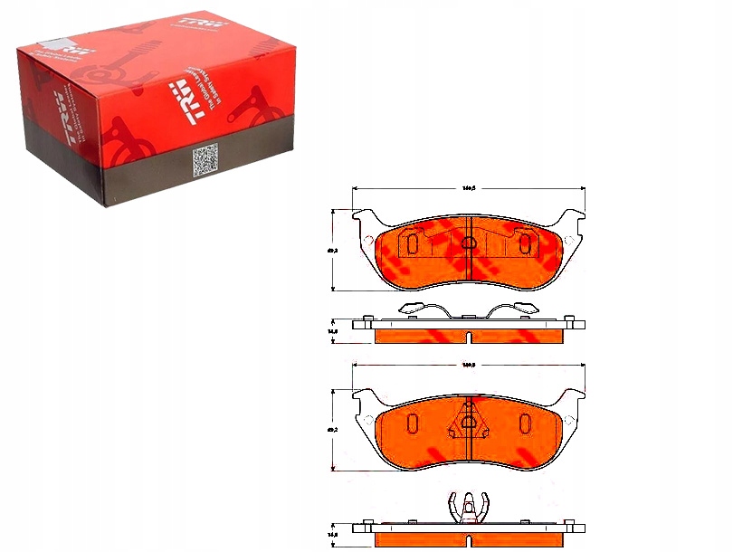фото №1, Гальмівні колодки гальмівні ford задня explorer 4,0-4,6 4wd 96-