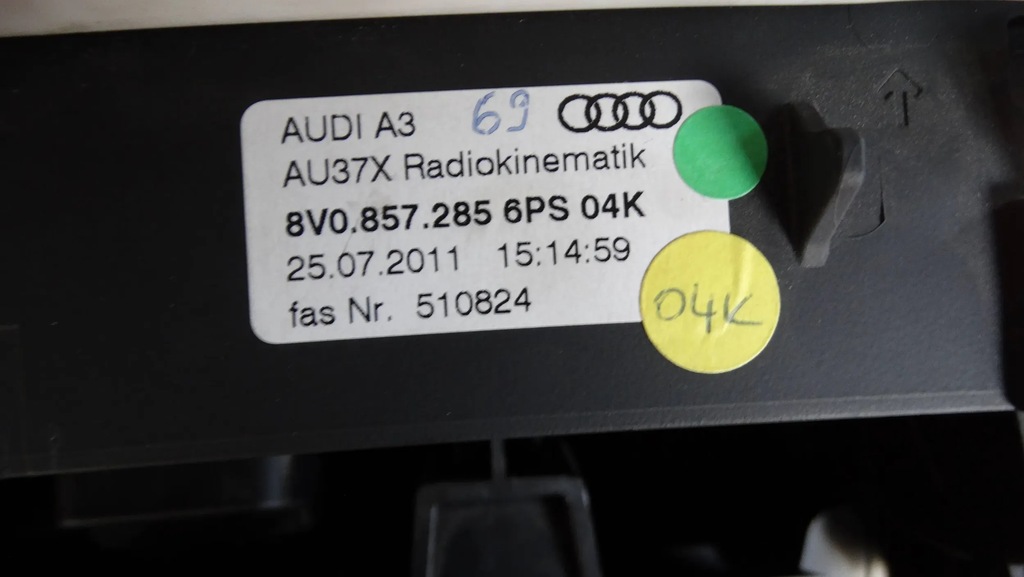 фото №7, Радио 8v0857285 audi a3