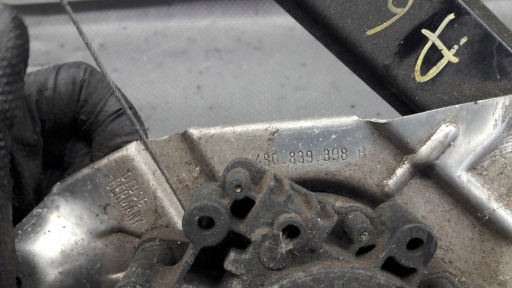 фото №10, 4b0839398b механізм скло правий задня audi a6 c5