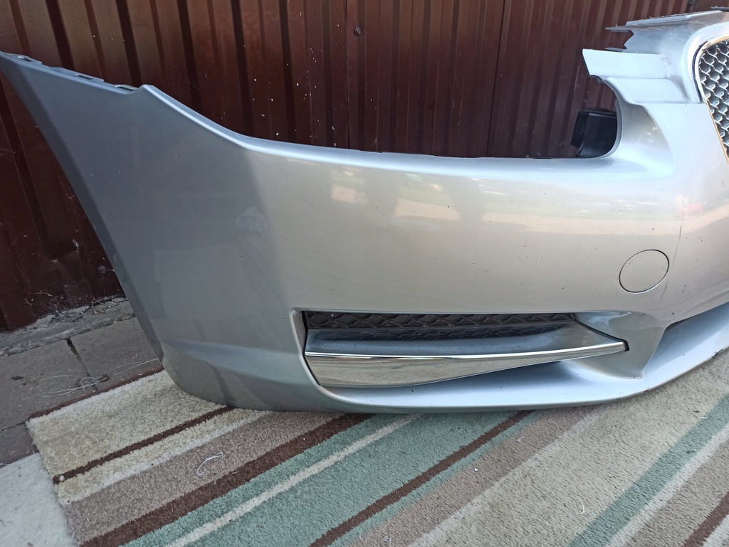 фото №7, Бампер перед jaguar xf x250 сріблястий 07-11r