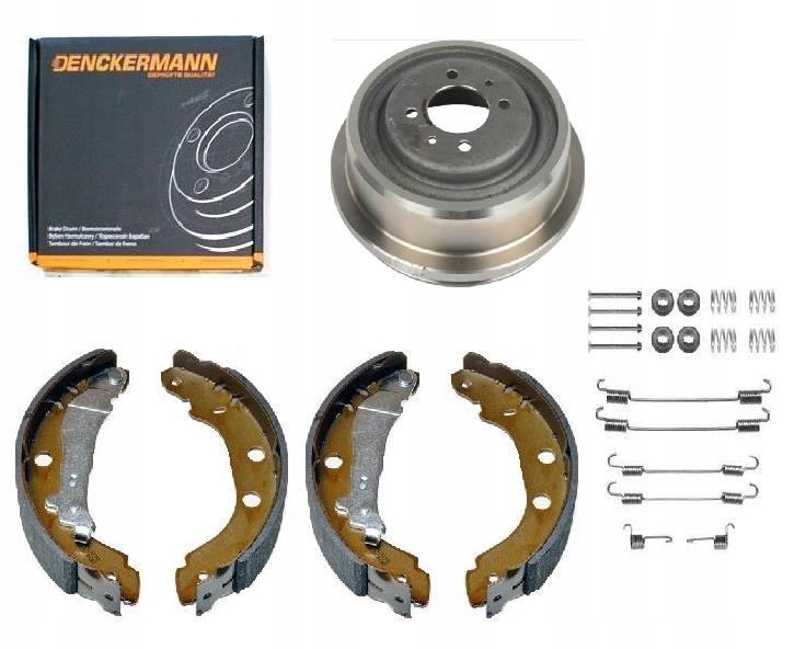 фото №1, Тормозные барабаны тормозные колодки пружины renault kangoo kpl. 228mm