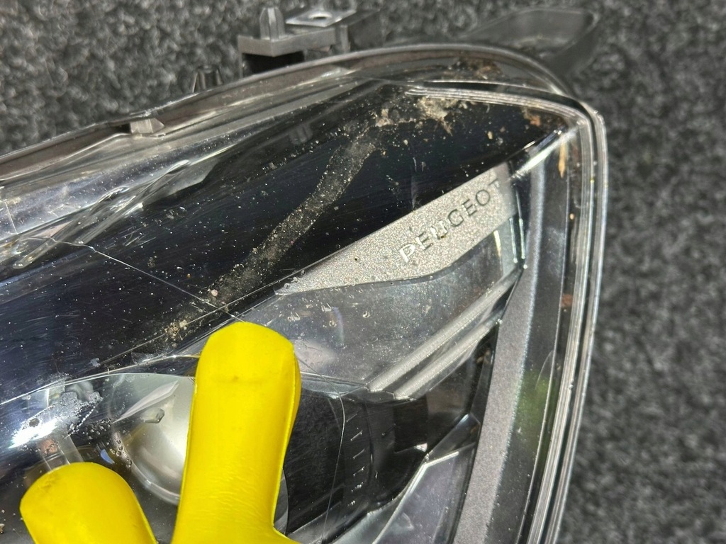 фото №5, Peugeot rifter лампа левая перед передняя h7 линза + led 9816827280