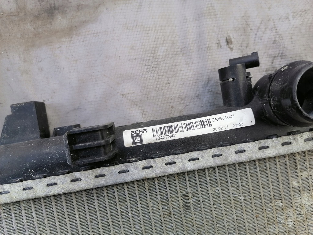 Радиатор воды opel insignia 13434154 с Разборки