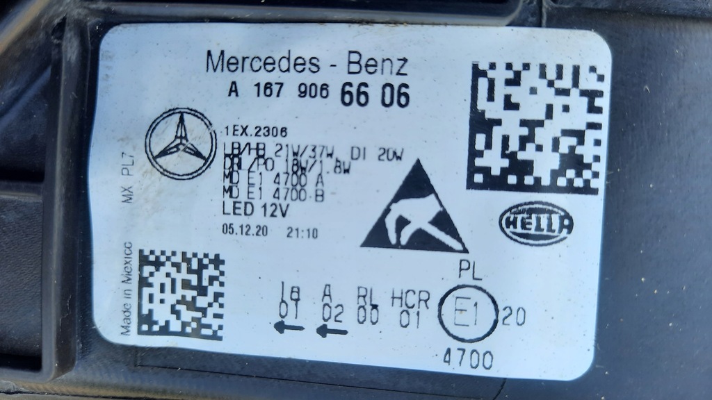 фото №6, Mercedes gle w167 full led лампа передня