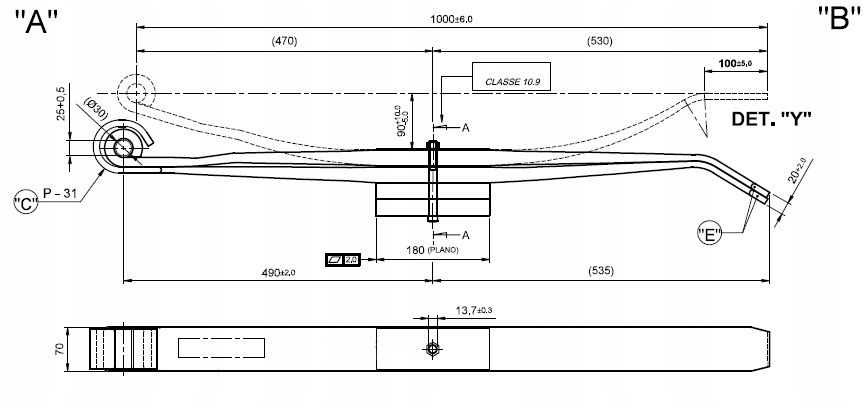 фото №2, Рессора agri 2 рессорный