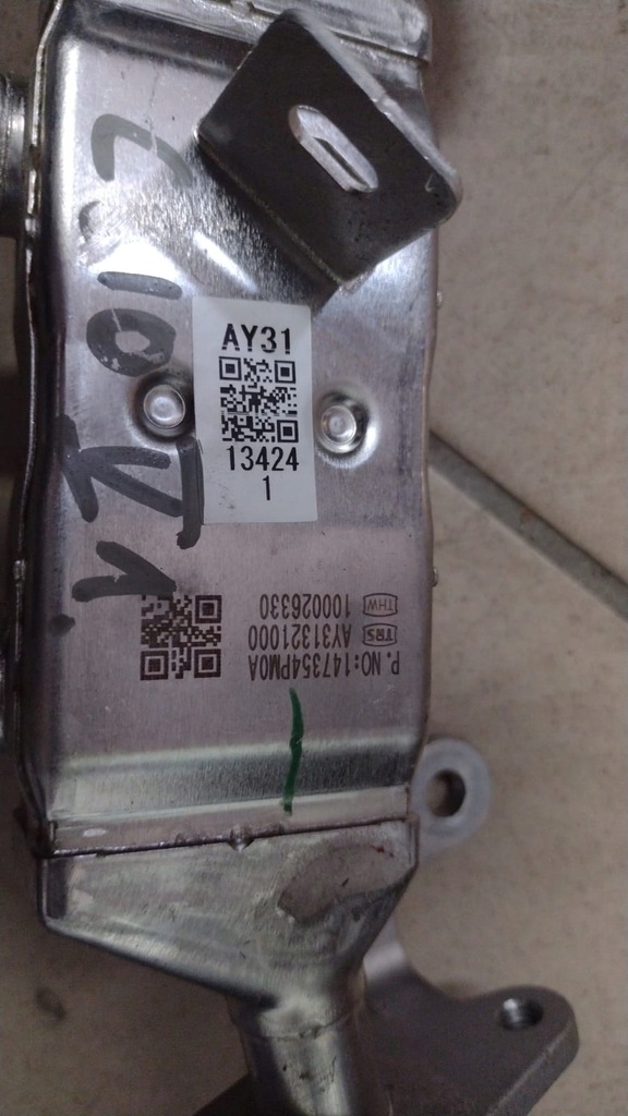 фото №4, Радіатор вихлопних газів egr renault clio v captur ii гібрид