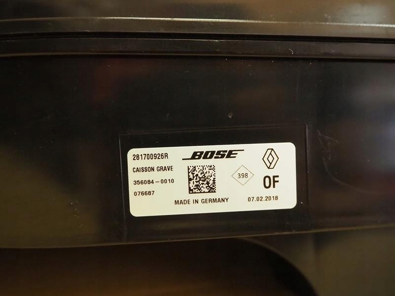 фото №2, Сабвуфер динамик bosse renault grand scenic iv