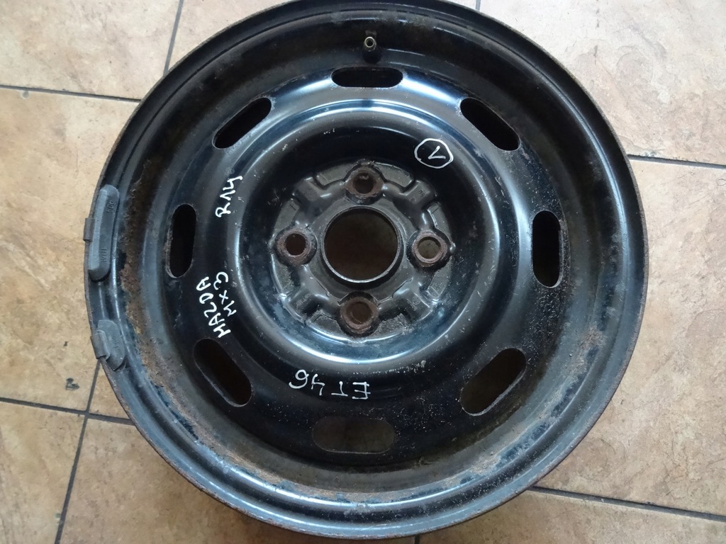 фото №2, Mazda mx3 323 диск стальной r14 14'