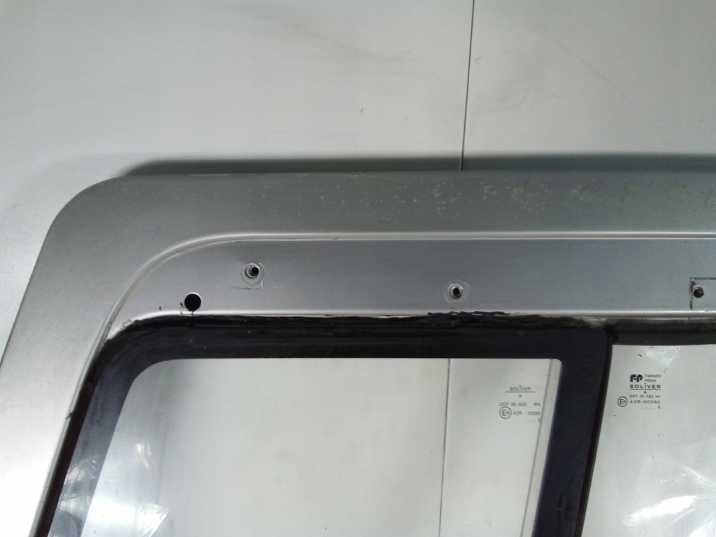 фото №4, K997 двері лівий перед renault midlum сріблястий