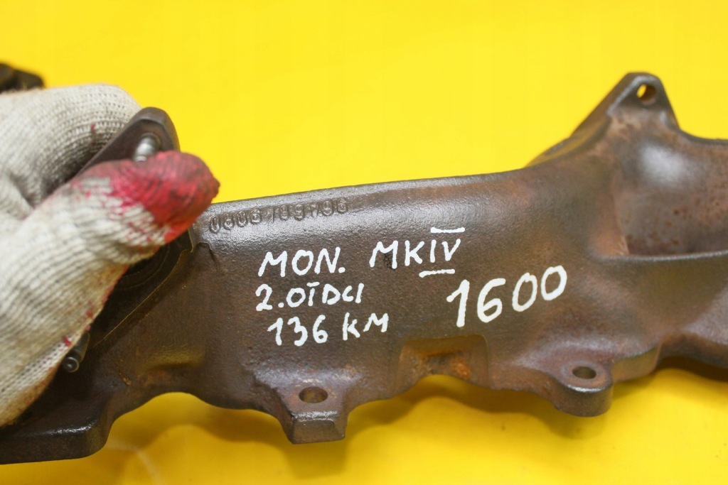 фото №9, Коллектор выпускной mondeo mk4 2.0 tdci 9646849080