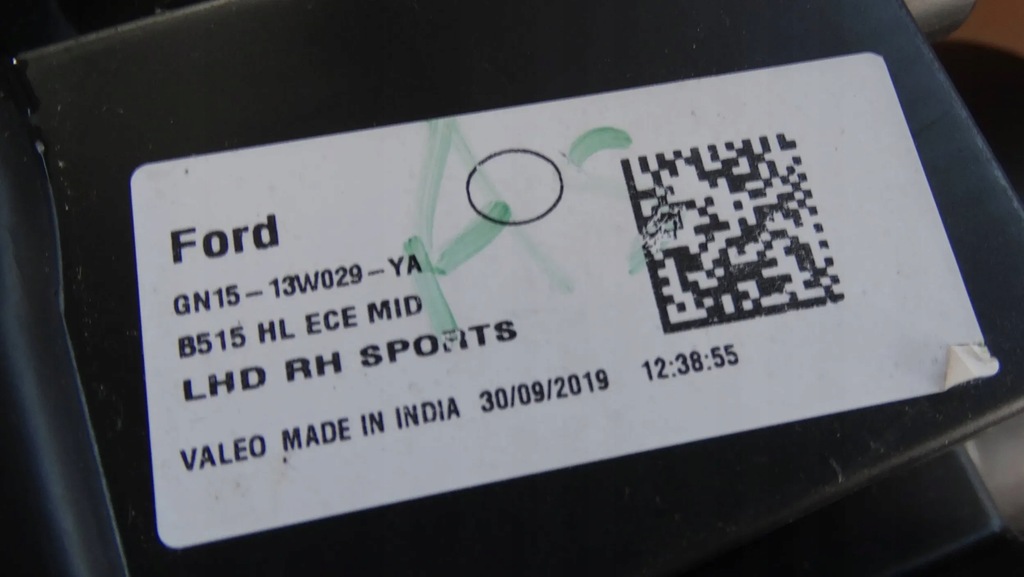 фото №8, Лампа правий перед gn15-13w029-ya ford ecosport ii st lift лінза