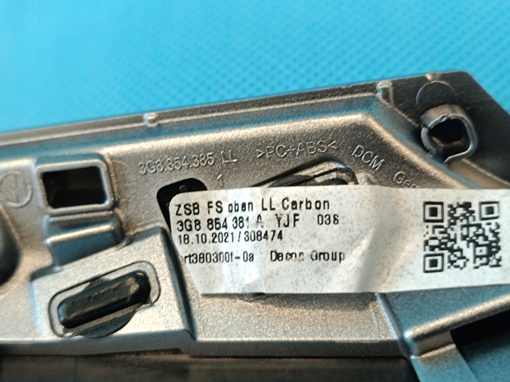 фото №13, Vw arteon liftback 2,0 tdi 2022 r dekor панели консоли 3g8854381a 3g8854382a