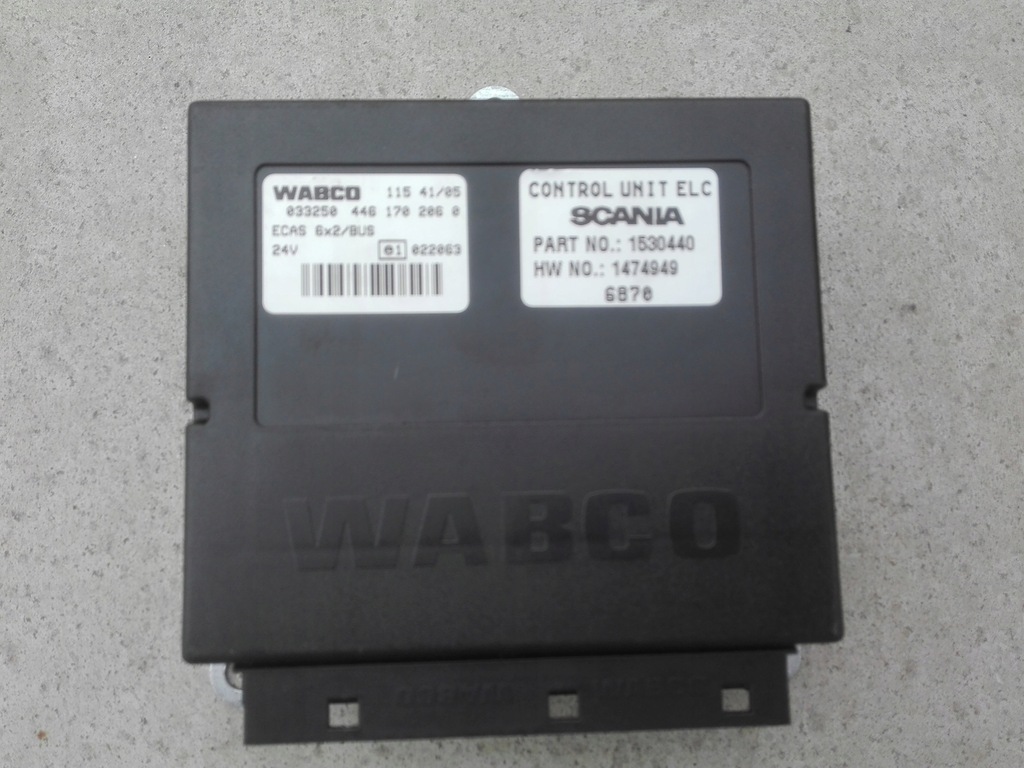 фото №1, Scania r модуль блок управления wabco ecas 4x2 4461702060