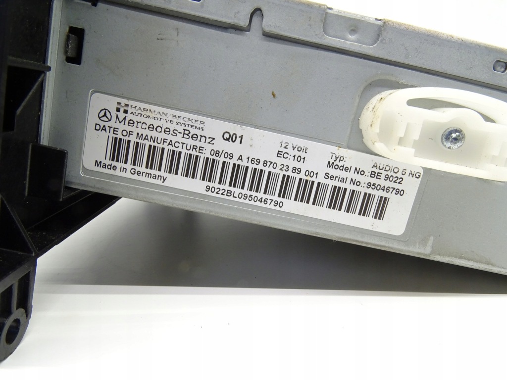 Радіо cd mercedes w169 a1698702389001 Ціна