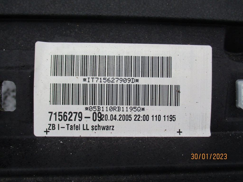 фото №5, Bmw 5 e61 e60 2005 r-konsola подушки безопасности натяжители натяжитель
