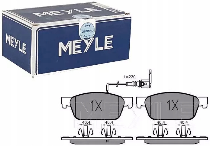 фото №1, Meyle тормозные колодки тормозные перед 025 246 2318/pd