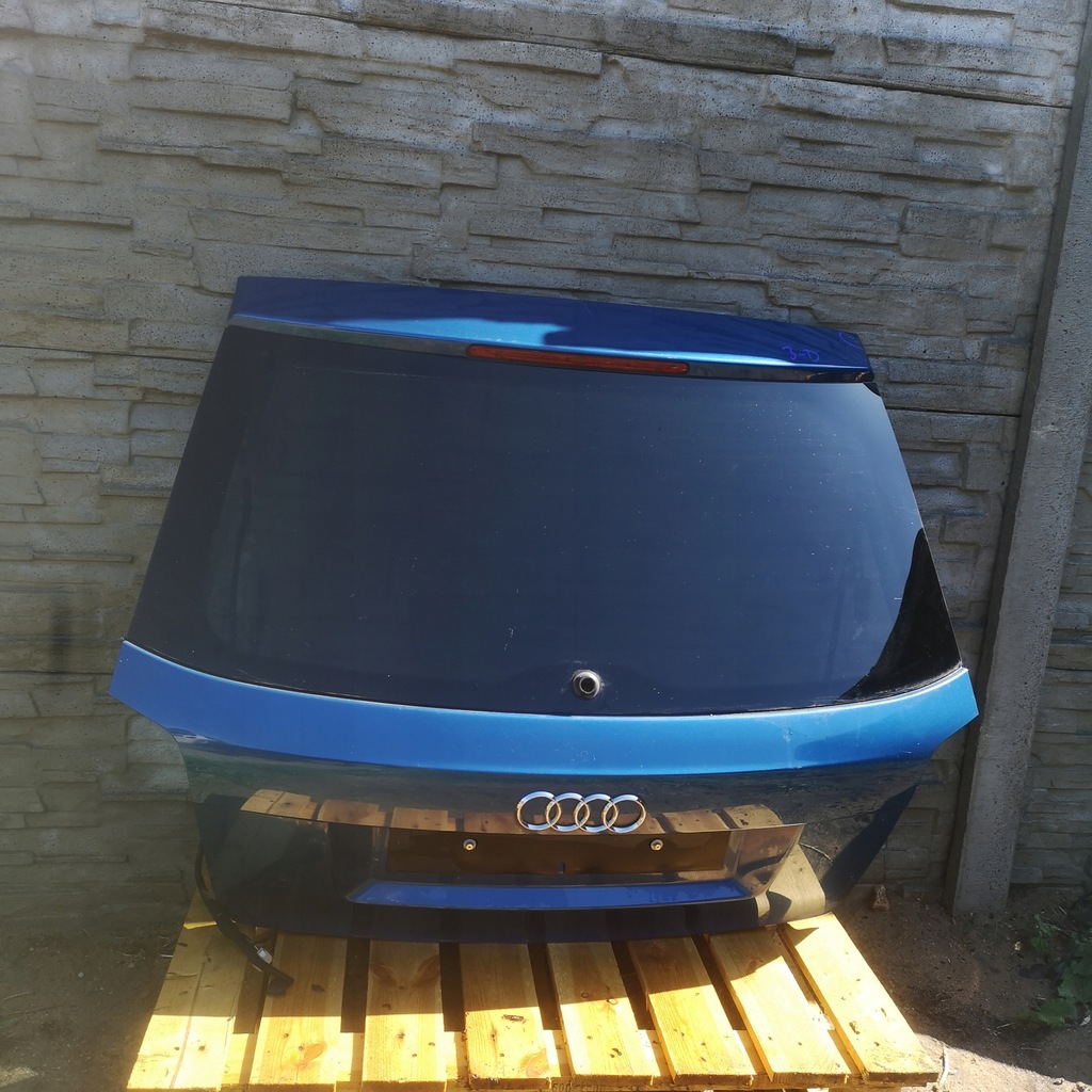 фото №1, A3 8p 3-двері кришка багажника задня niebieska