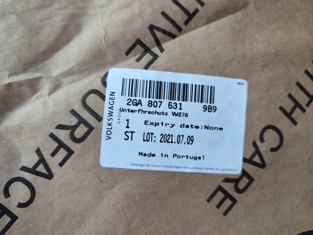 фото №4, Vw t-roc 2ga спойлер перед накладка 2ga807531