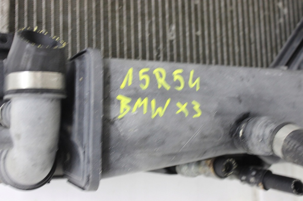 фото №6, Комплект радіатор бачок bmw x3 e83 2003r- 2.5 b