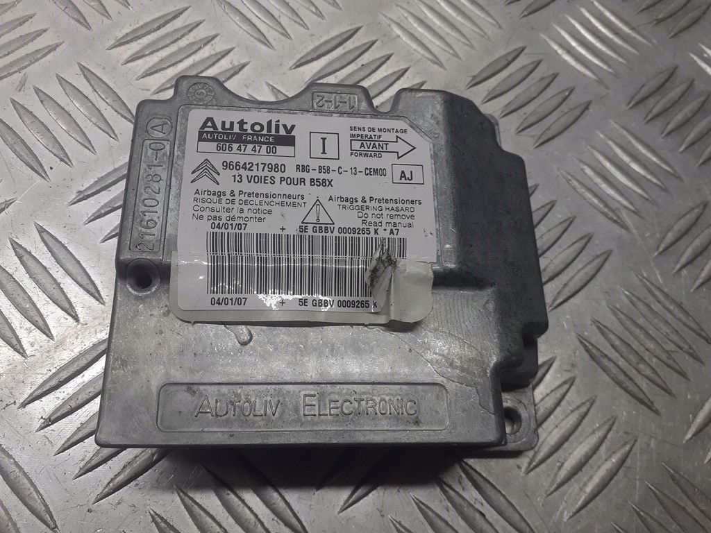 фото №1, Модуль подушка безопасности citroen c4 picasso 96642117980