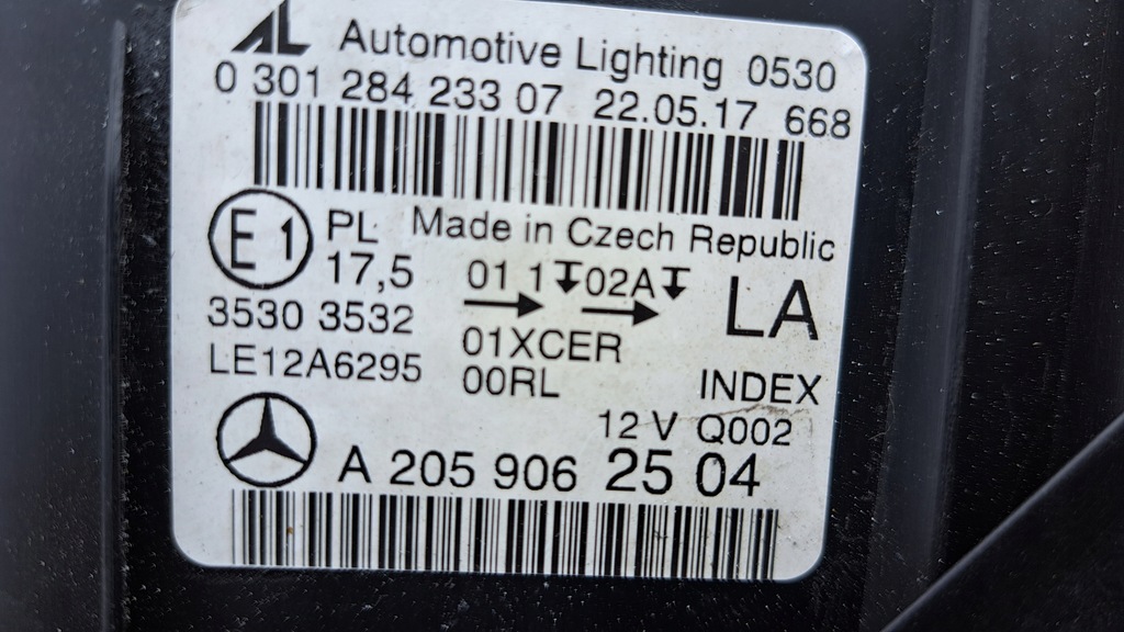 фото №6, Mercedes c-klasa w205 full led лампа передняя