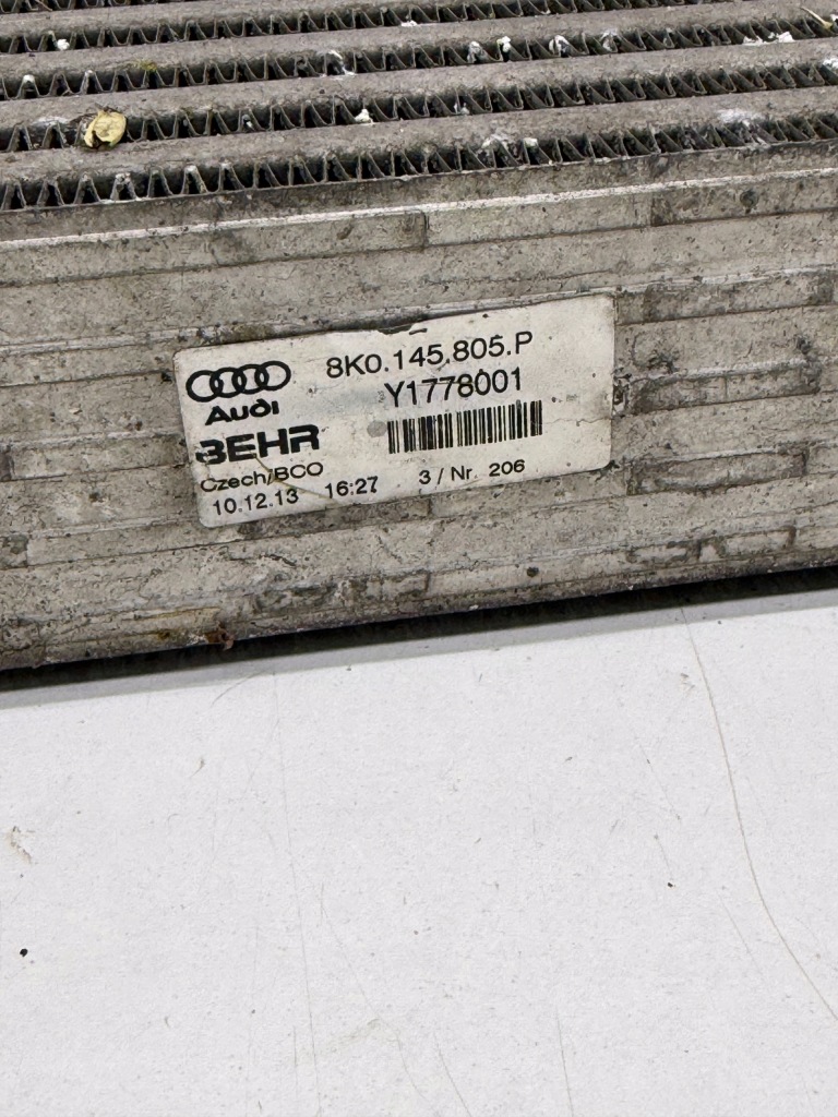 Audi a4 a5 a6 c7 2.0 tdi cgl радиатор воздуха интеркулер полный оригинал! Цена