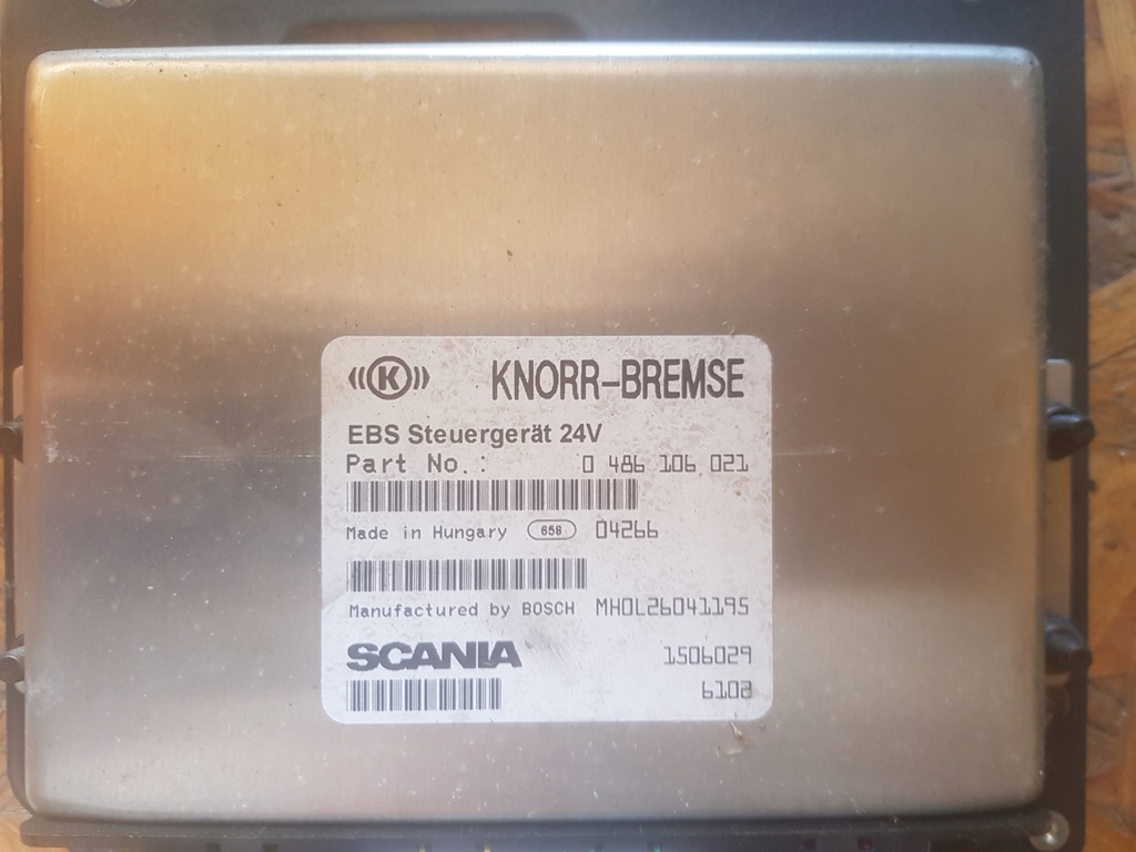 фото №1, Scania r блок керування касета ebs 1506029