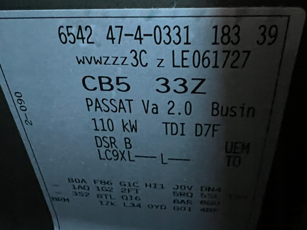 фото №3, Vw passat b8 lift крышка багажника багажника lc9x