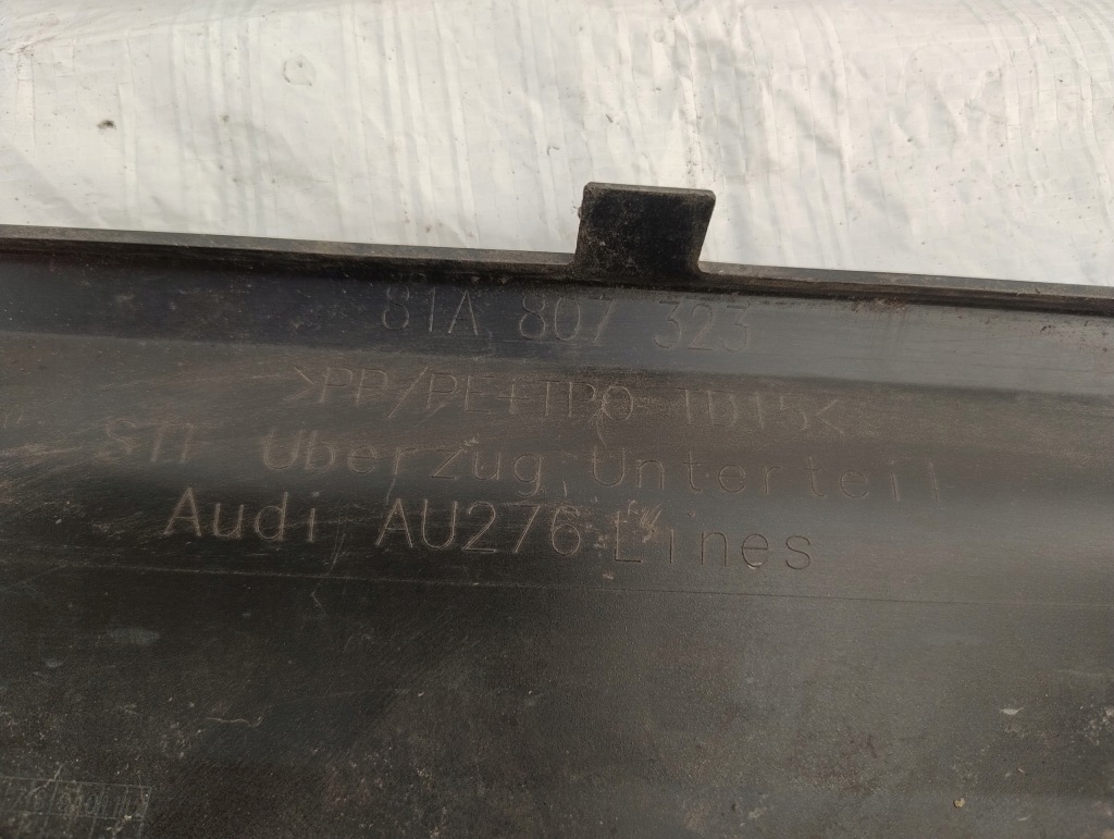 Купити Audi q2 s-line 16-20 спойлер накладка бампера задня задня 81a807323