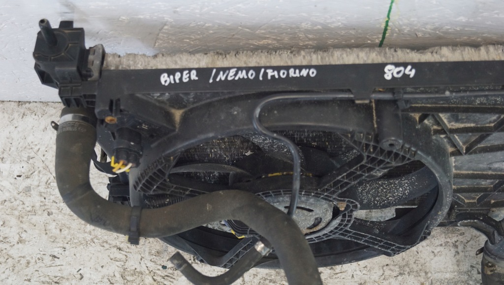 фото №11, Bipper nemo fiorino радиатор вентилятор