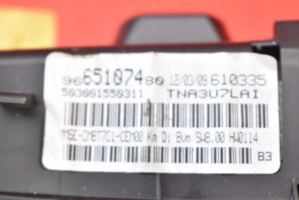 фото №11, Лічильник прилади eu 9665107480 peugeot 308 1 i 2.0 hdi 136 km 07-11