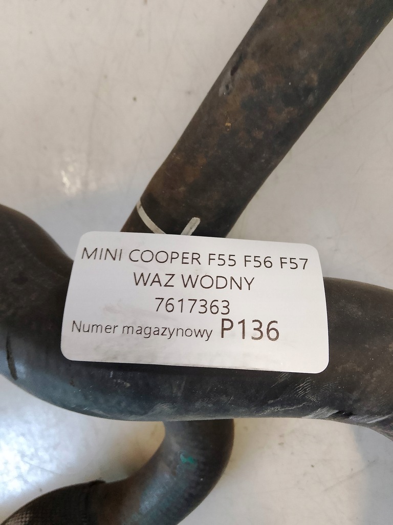 фото №7, Wąż труба wody mini cooper one f56 1.2 tb 7617363